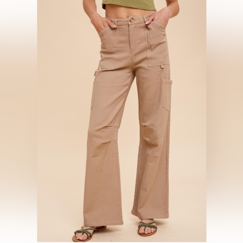 In Loom Women's Tan Cargo Trousers